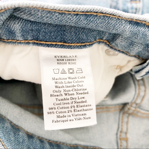 Everlane High Rise  Jeans - Picture 8 of 9